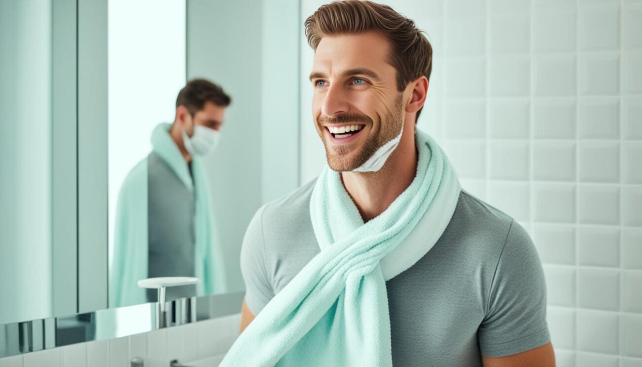 clean-shaven look