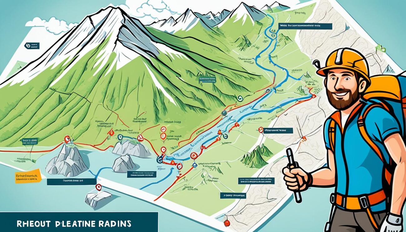 map out route